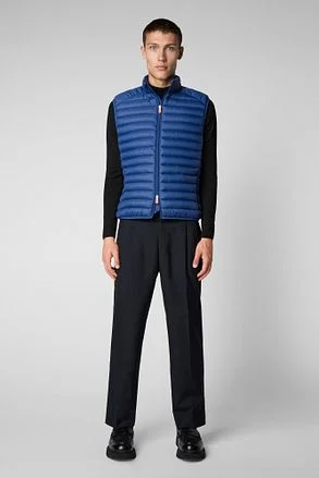 Save The Duck Bodywarmer Adam Blauw D82410M-GIGA01-90025 kopen