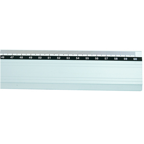 Règle plate aluminium longueur 60 cm