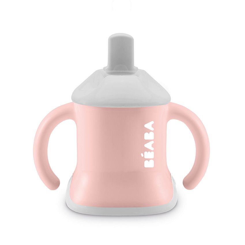 Tasse Evoluclip 3-en-1 150ml - Vieux Rose - Ecru