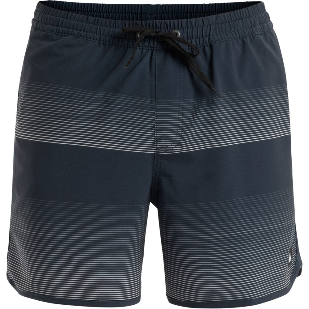 Quiksilver Surfsilk Scallop Volley Badeshorts Herren dark navy tijuana