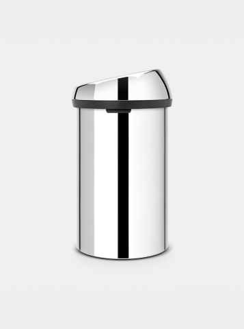 Touch Bin afvalemmer, 60 liter - Brilliant Steel