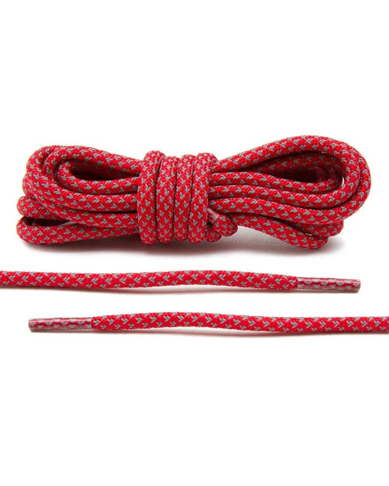 RED 3M INVERSE ROPE LACES