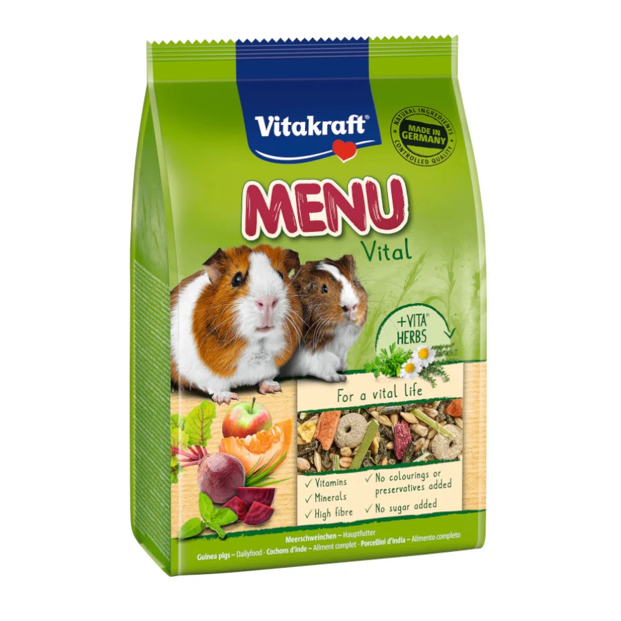 Ração para porquinhos-da-índia Vitakraft Vital Menu