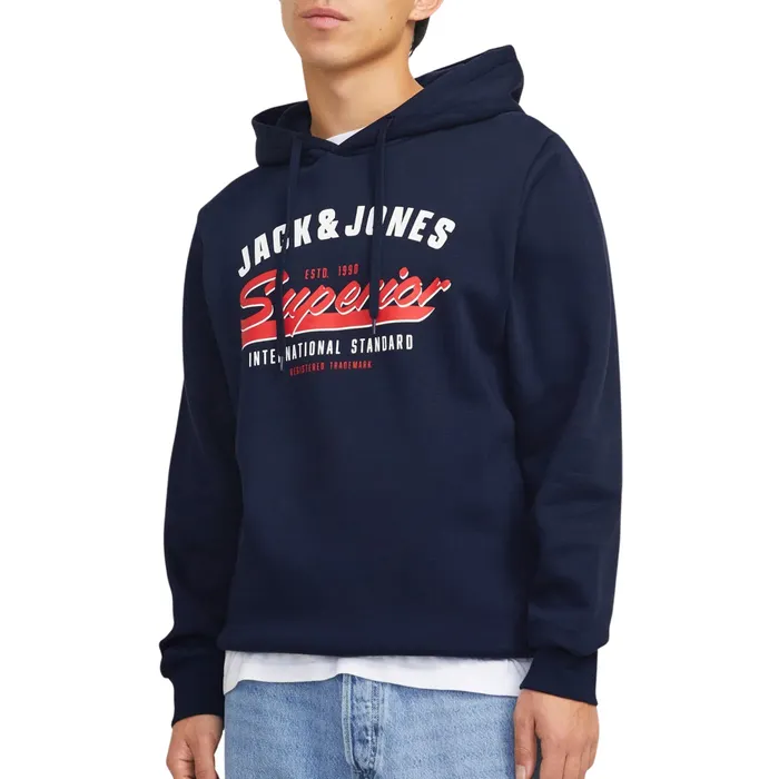 Jack & Jones Logo Hoodie Heren