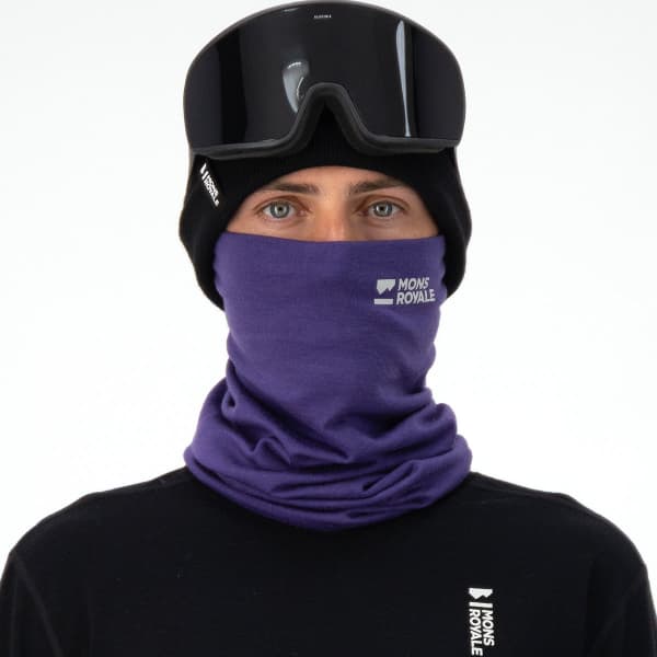 Tour de cou MONS ROYALE DOUBLE UP NECKWARMER VIOLET