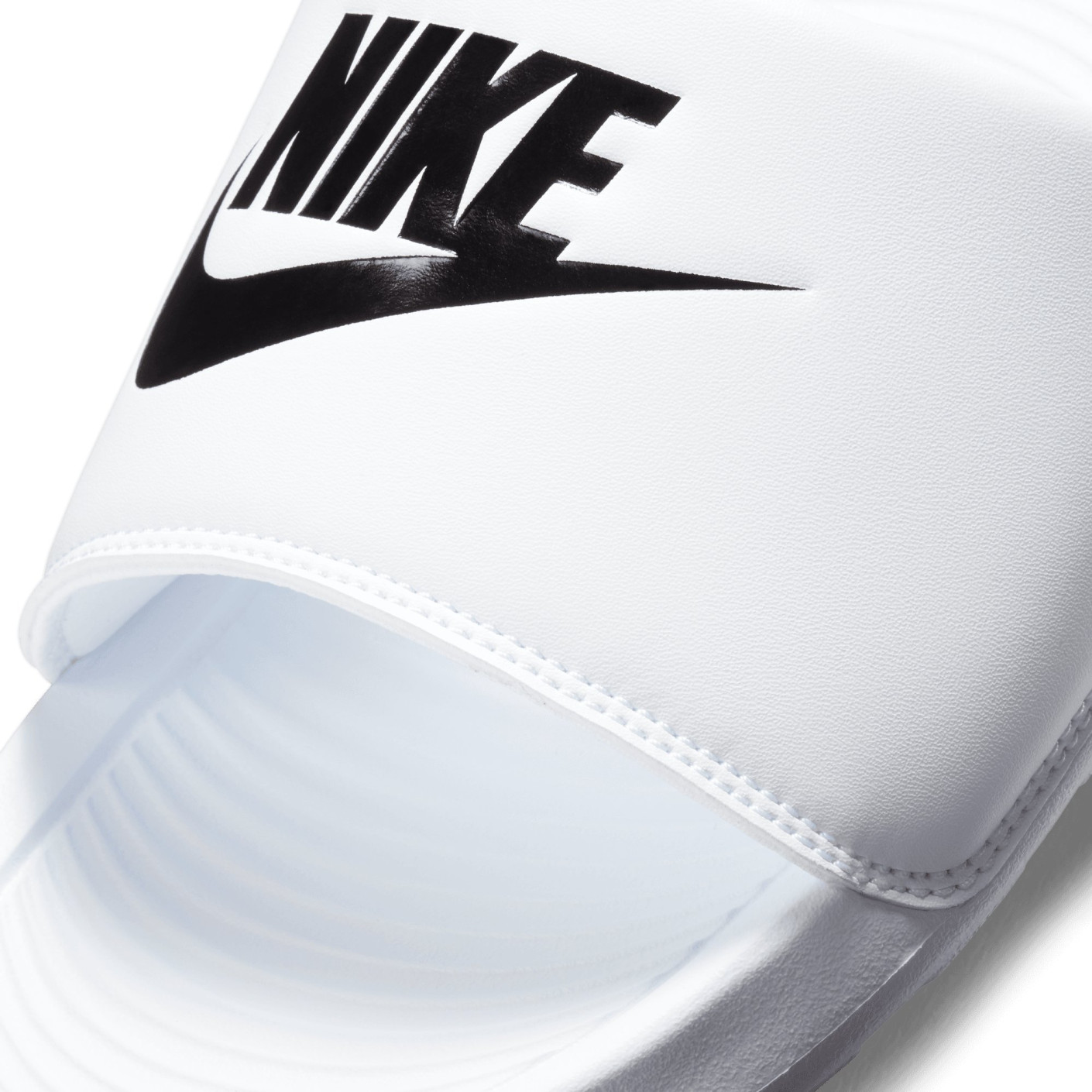 Nike Victori One Slippers Wit Zwart