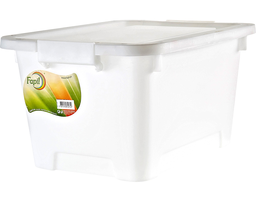 CAIXA DE ARRUMAÇÃO FAPIL TRANSPARENTE 40L
