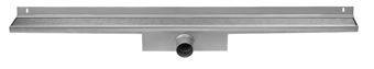Easy Drain Compact 50 Wall Zero douchegoot enkele plaat 6x100cm m. zijuitloop RVS