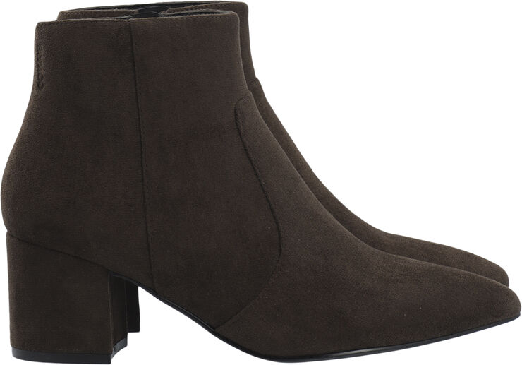 Bianco BIADEVIVED Ankle Boot Faux Suede Dark brown