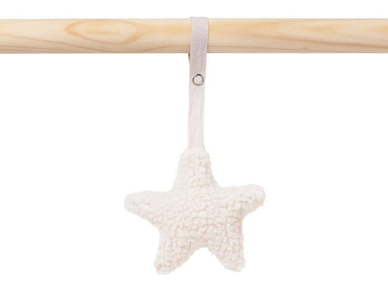 Jollein Spielbogen Babygym Anhänger Mond Nougat 4 Stk. Anhänger-Set für das Babygym
