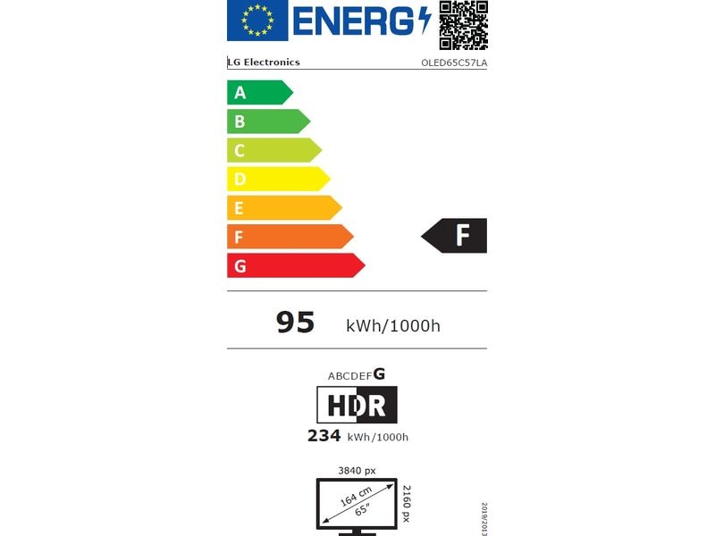 LG TV OLED65C57LA 65