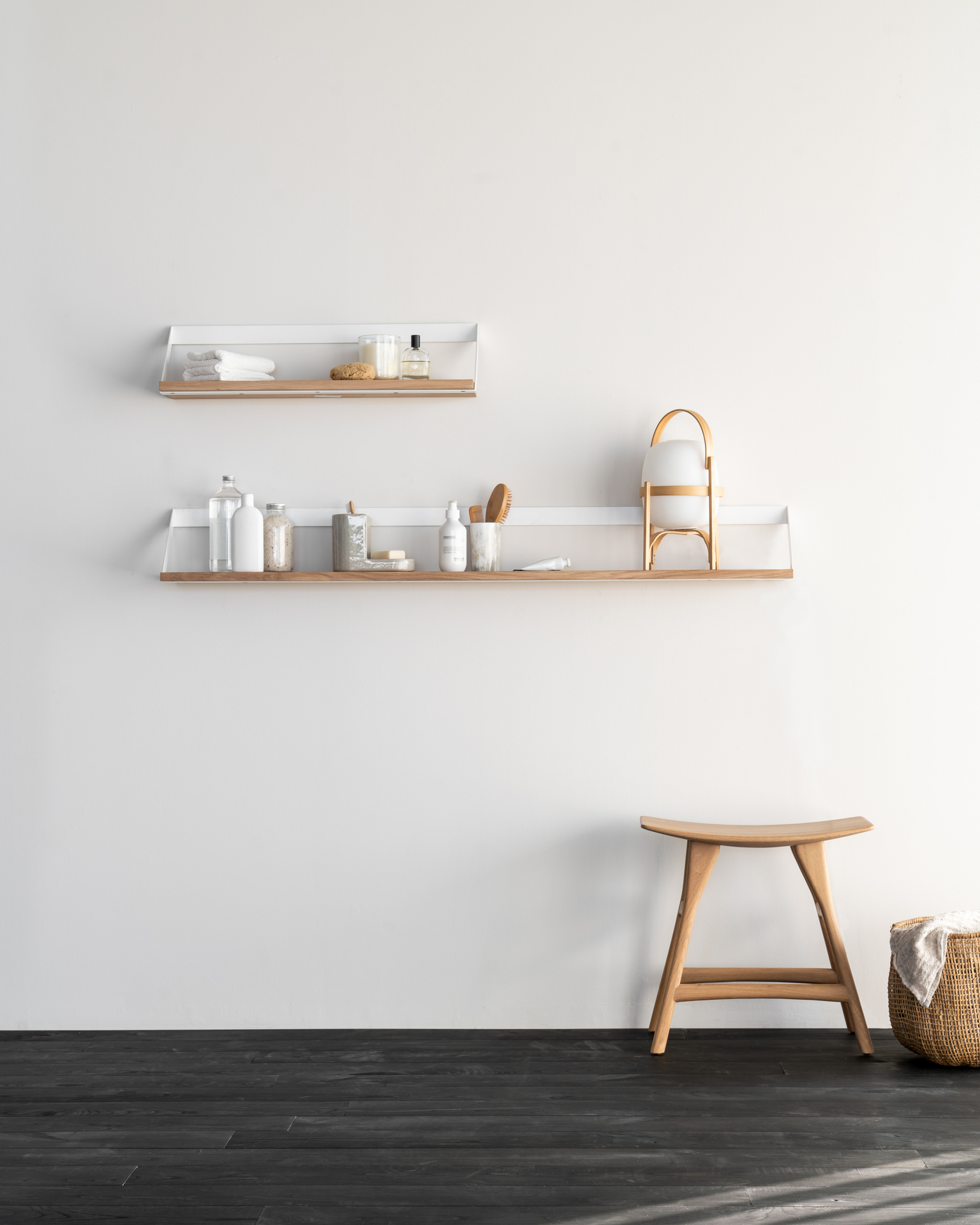 Osso kruk 45 - eiken - cognac leer