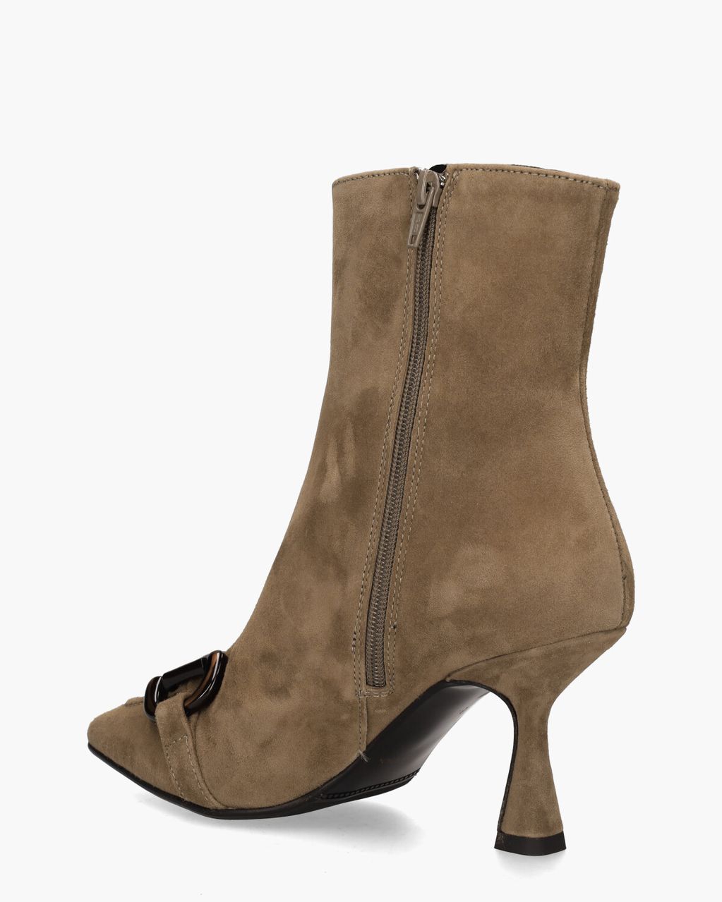 Marian Ante Taupe Dames Enkelboots