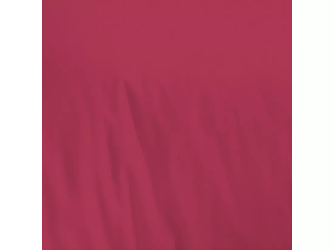 Housse de couette en coton 57 fils unie magenta 140x200cm