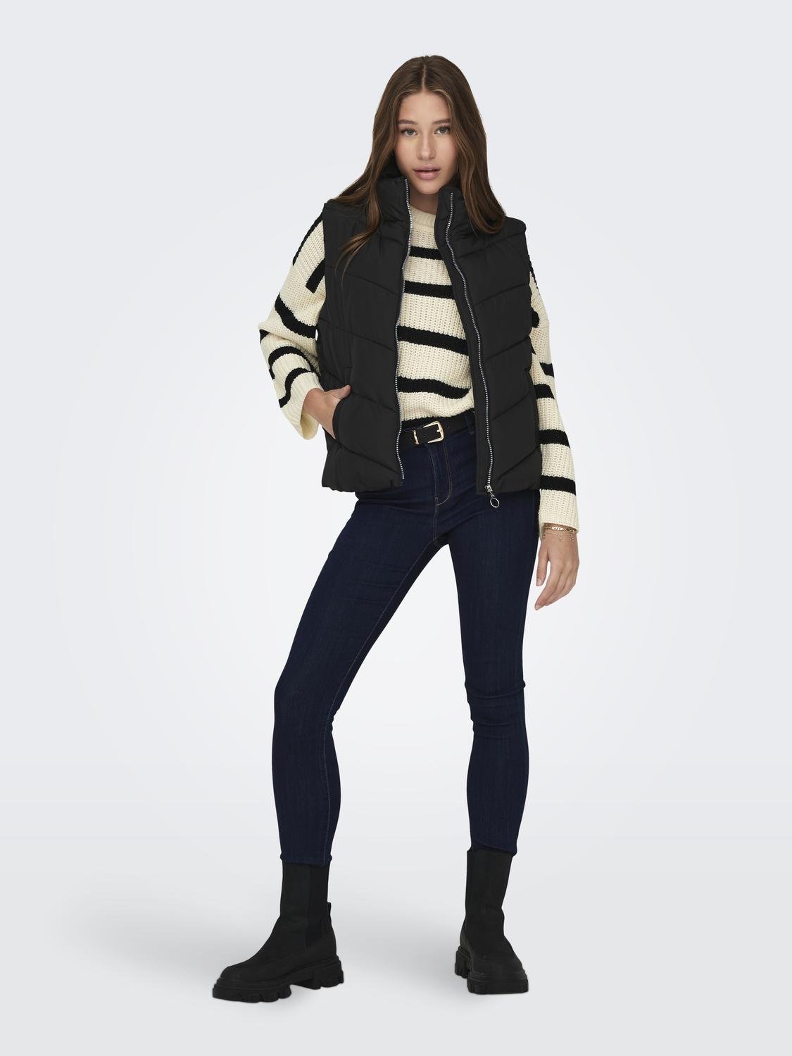 JDYDINNO Daunenweste Black