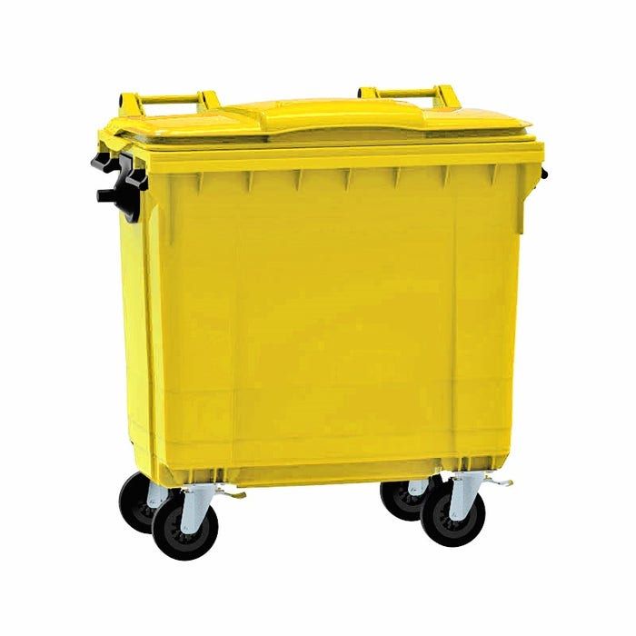 Afvalcontainer 770 liter geel (6097151134153)