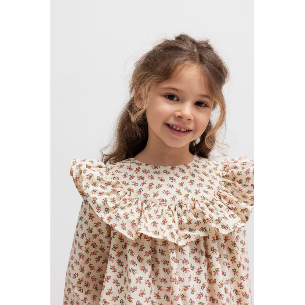 Køb MarMar Poplin Japanese Flower Drine LS Kjole
