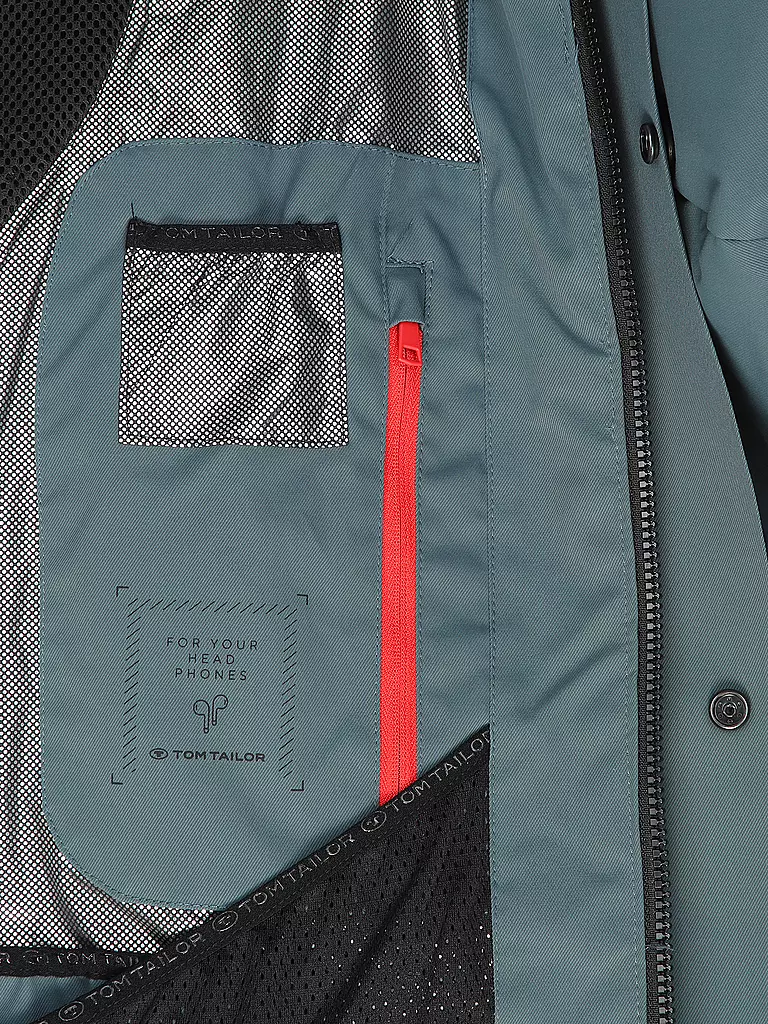 TOM TAILOR Parka petrol