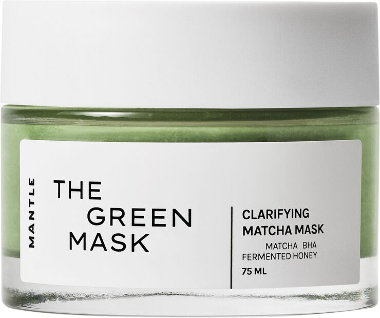 MANTLE The Green Mask Clarifying   non-drying matcha mask