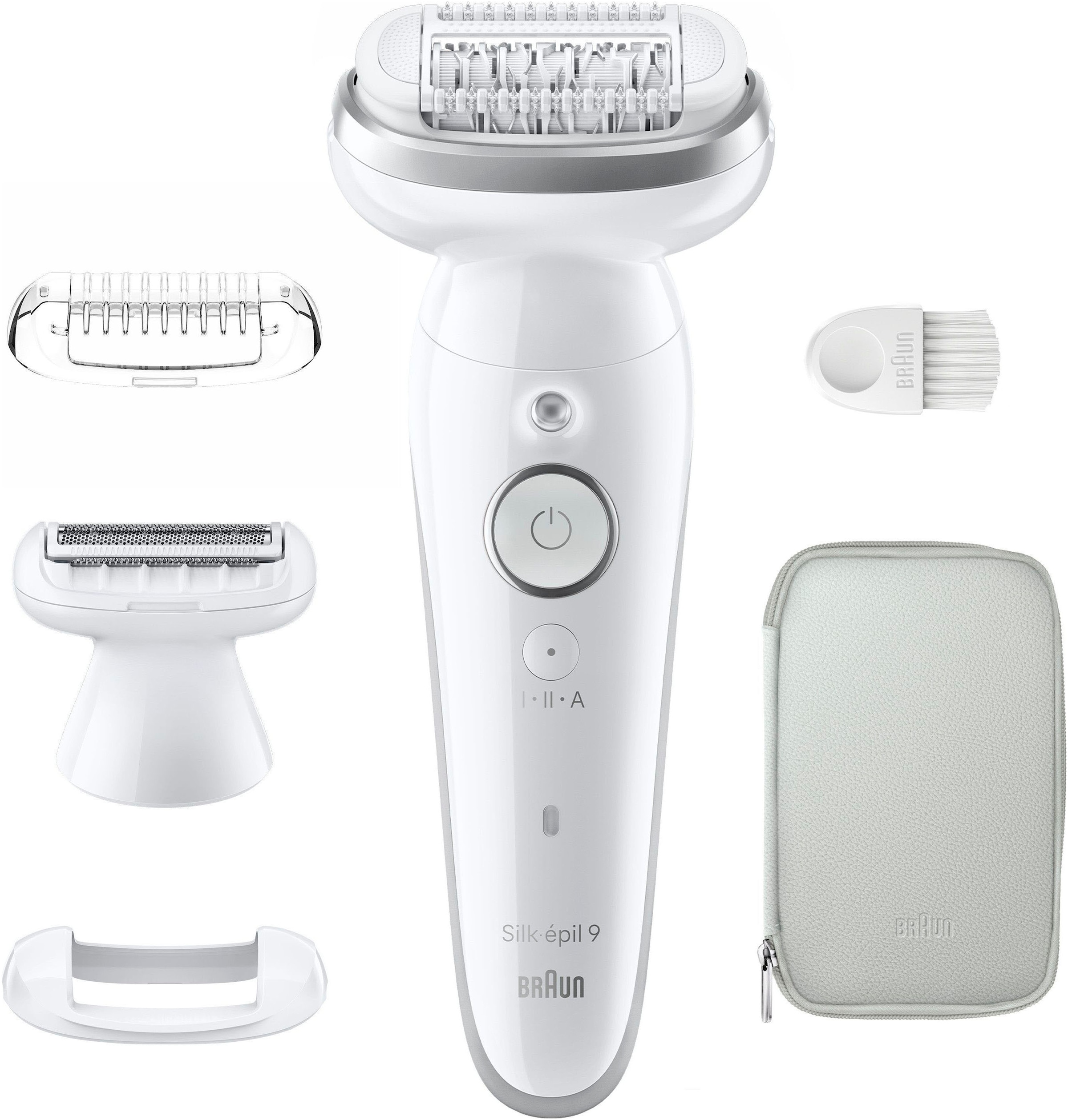 Braun Epilierer »Silk-épil 9 9-041« Rasier-& Trimmeraufsatz, mit Etui