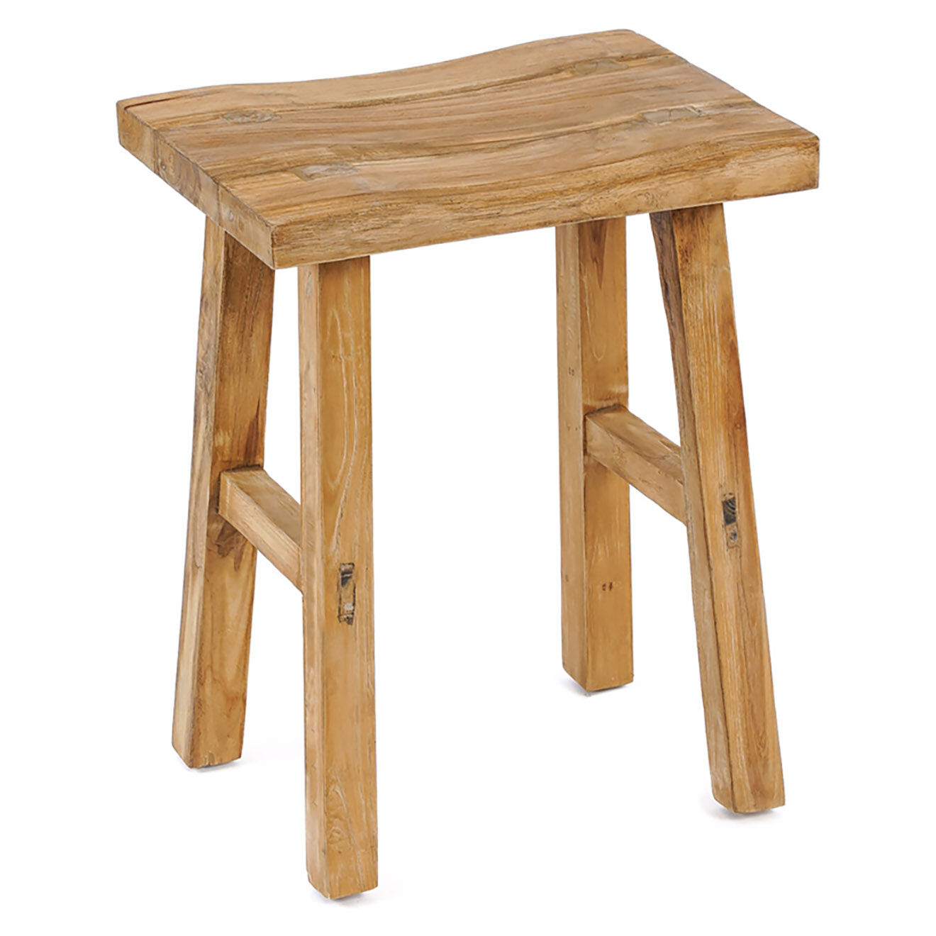 Bazar Bizar Tabouret Silla naturelle - 45x29x50 cm
