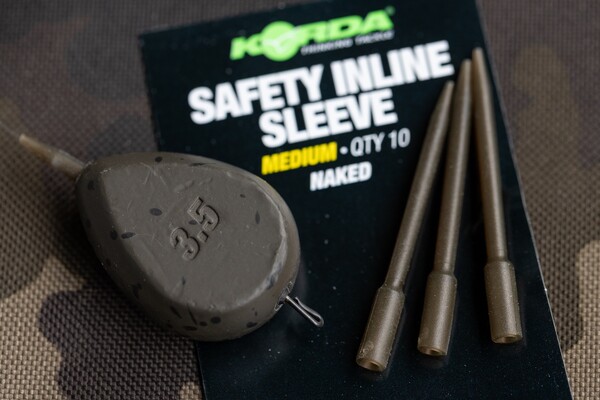 Manchons Korda Safety Inline Naked (10 pièces)