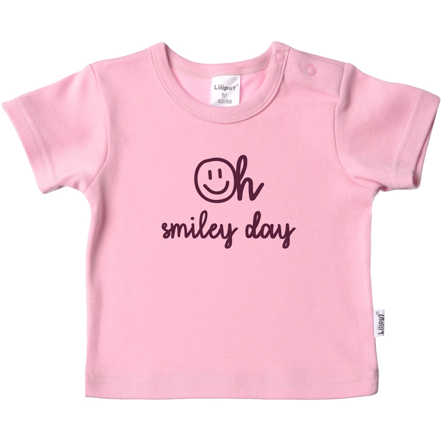 Liliput T-Shirts 2er-Set Oh smiley day rosa-weiss