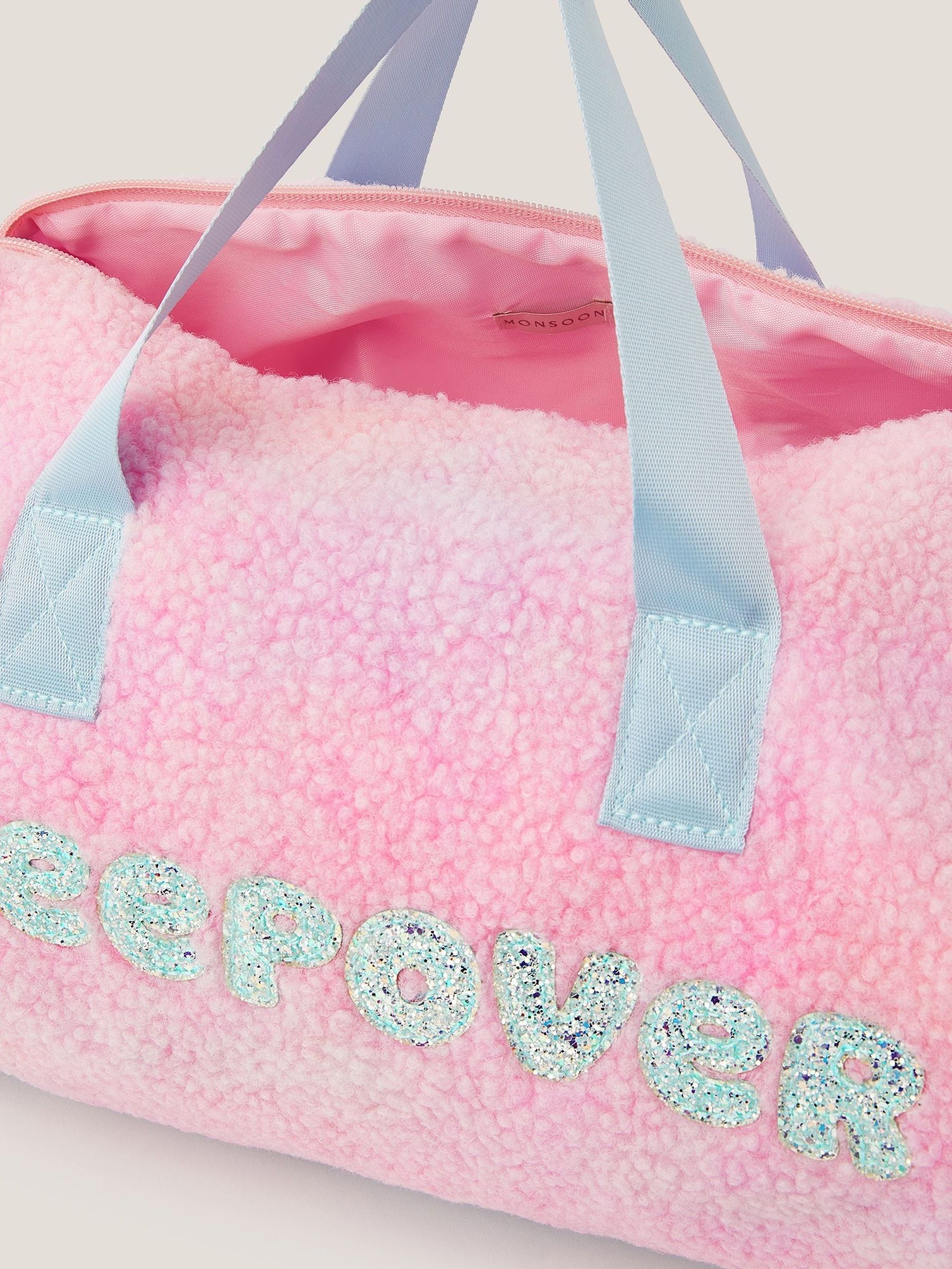 Monsoon Unicorn Borg Sleepover Duffle Bag