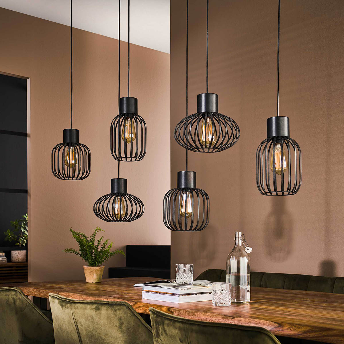Hanglamp Metal Bars