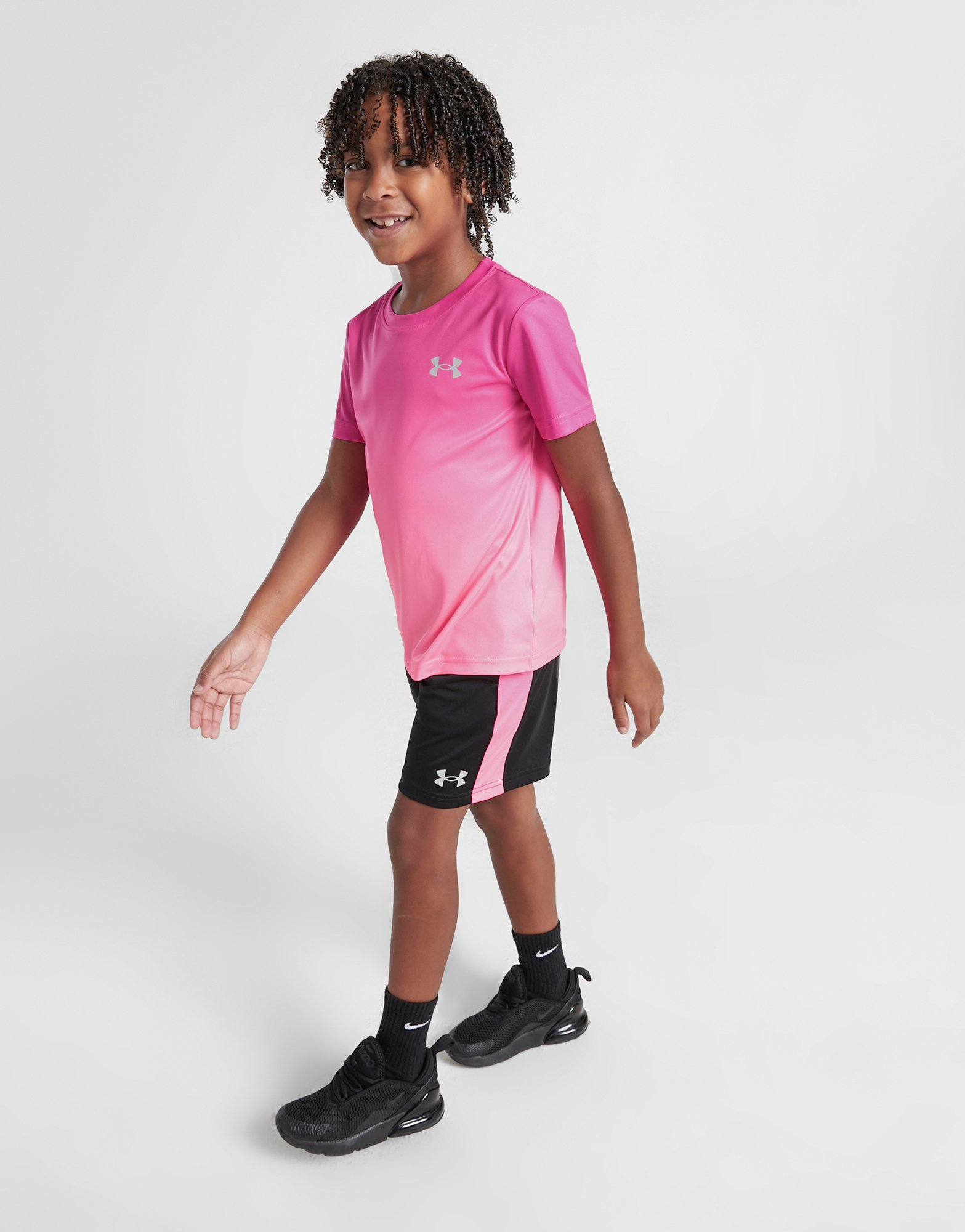 Under Armour Ensemble T-shirt/Short Fade Enfant