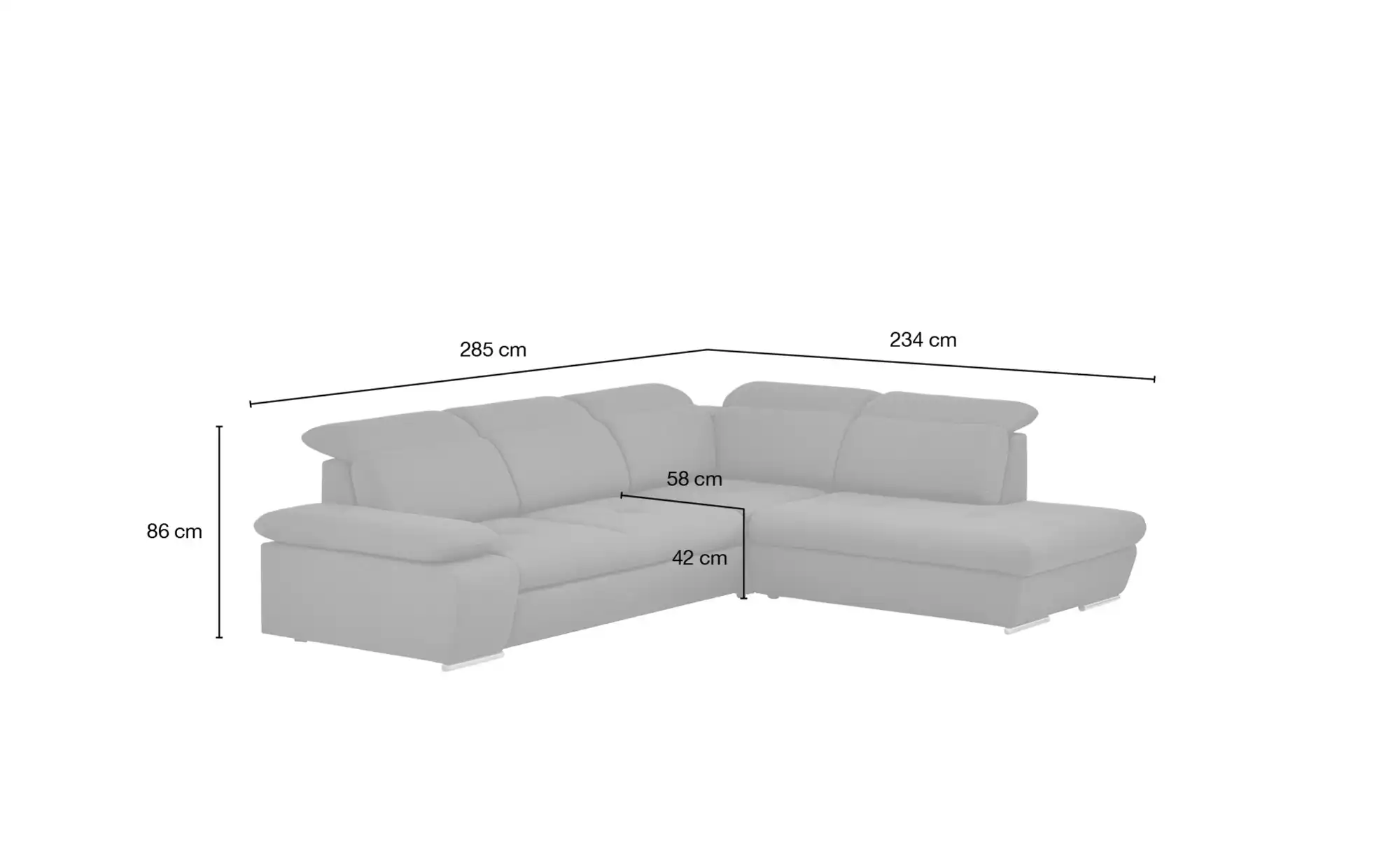 switch Ecksofa Avilla
