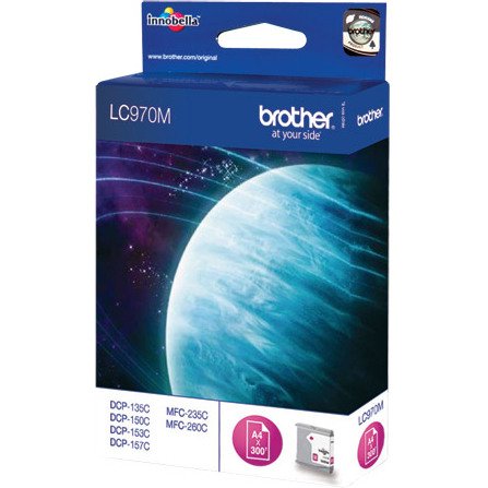 Cartouche Brother LC 970 couleurs séparées pour imprimante jet d'encre