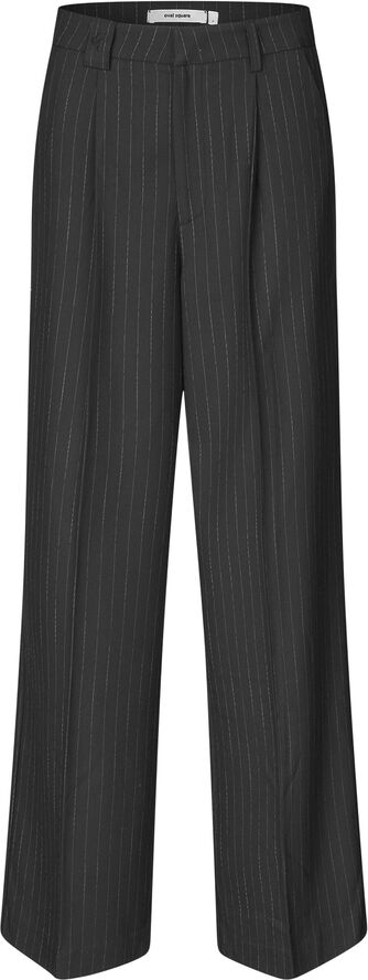 Oval Square Clyde Trousers Black pinstripe