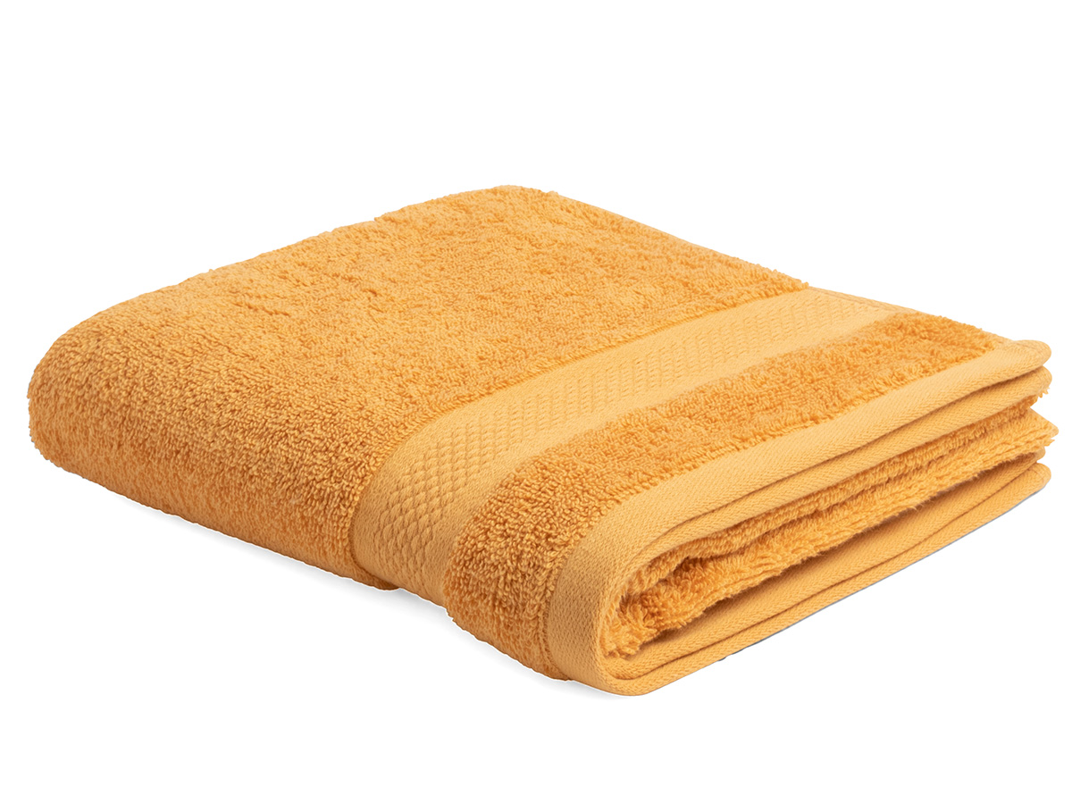 DoubleDry Hotel 50 x 100 cm set van 6 handdoeken - oker geel