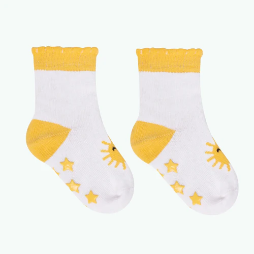 Chaussettes Let The Sunshine In - Pack de chaussettes bébé jaune
