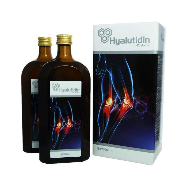 Hyalutidin HC Aktiv Flüssigkeit zum Einnehmen, 2X500 ml