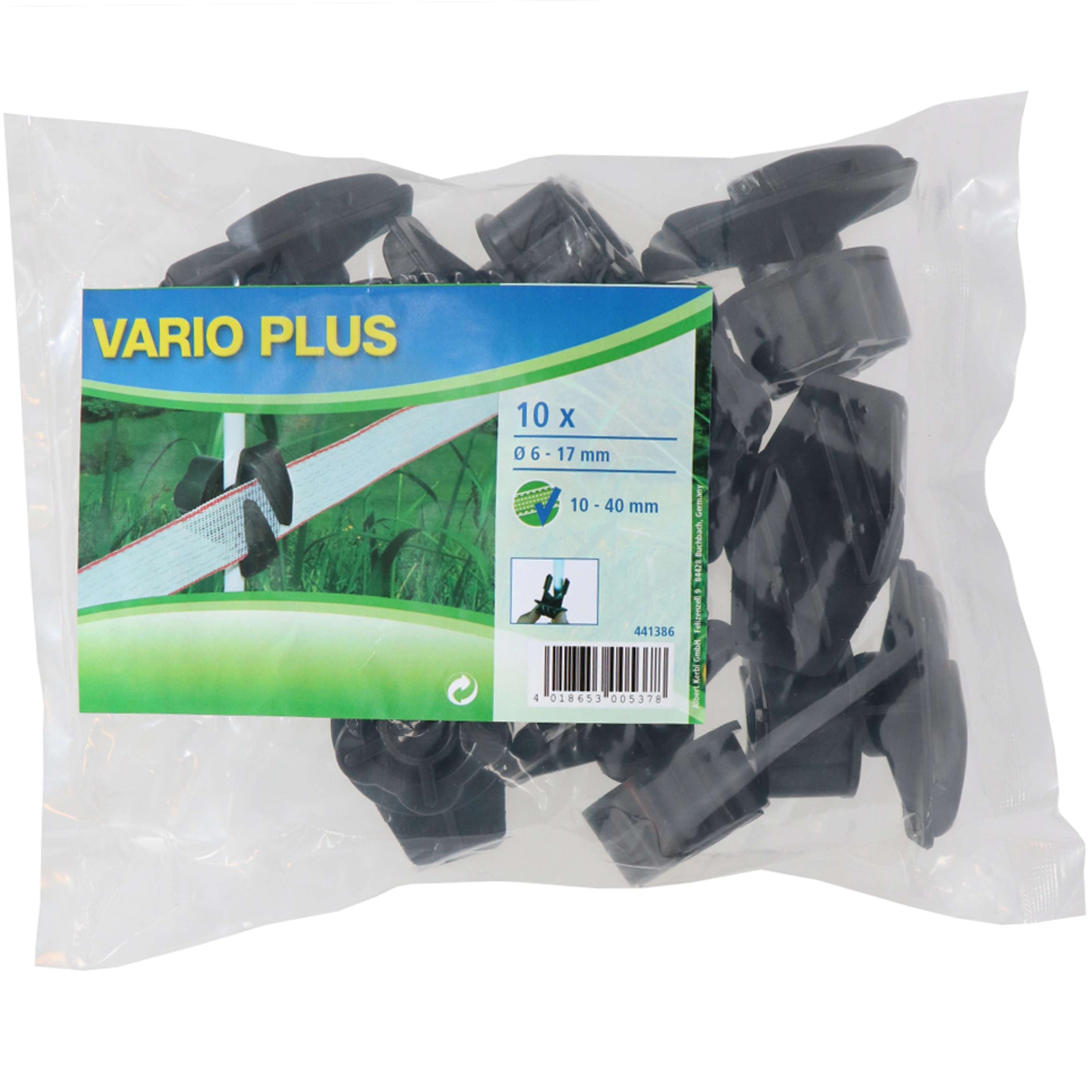 Ako Schroefisolator Vario- Plus 40mm 10 Stuks Zwart/Rood