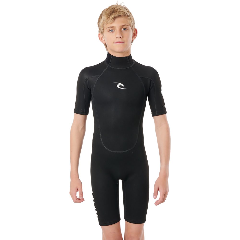 Rip Curl Junior Freelite Kurzarm Neoprenanzug Kinder black