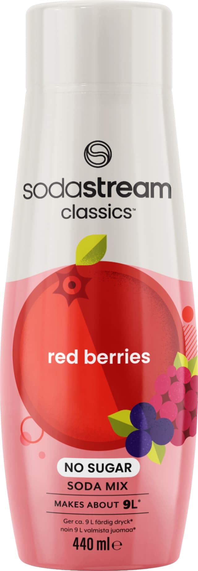 Sodastream Fruits Røde bær drikkekoncentrat