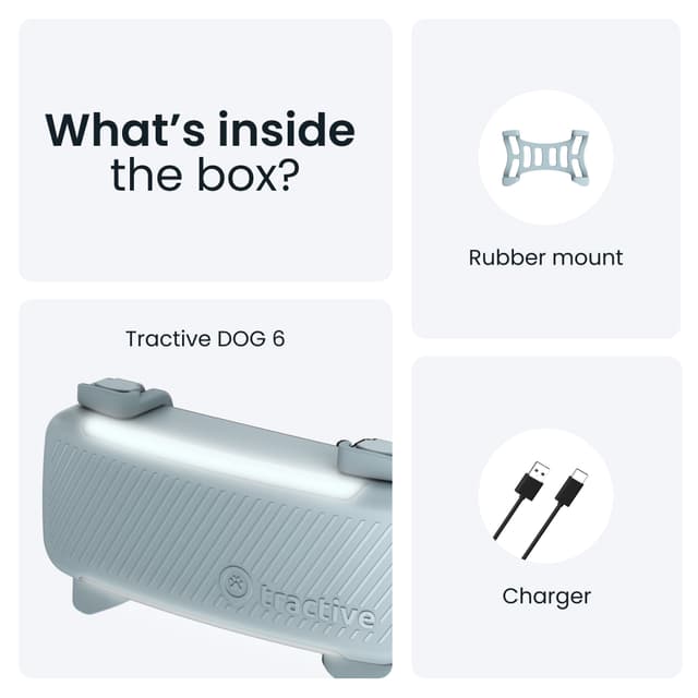 Tractive Dog 6 GPS-tracker (mint)