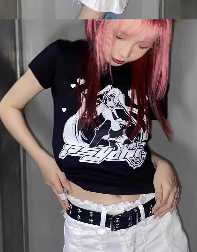 Malnia Home - Punk Star Stud imitatieleren riem met oogjes