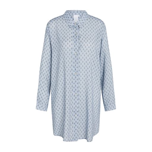 CCDK Solvei Natskjorte, Celestian Blue AOP, XL
