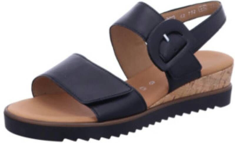 Gabor Sleehaksandaaltjes Genua bandjessandaal zomerschoen comfort-schoen in breedte g (=breed)