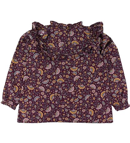 Soft Gallery Pullover - Gaxine - Lila m. Blumen