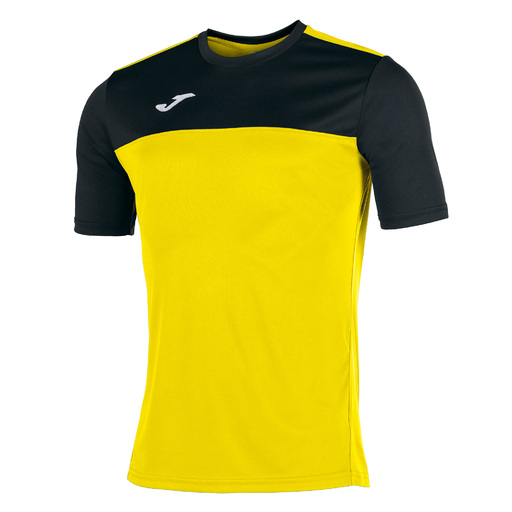 Camiseta Manga Corta Joma Winner Amarillo Negro