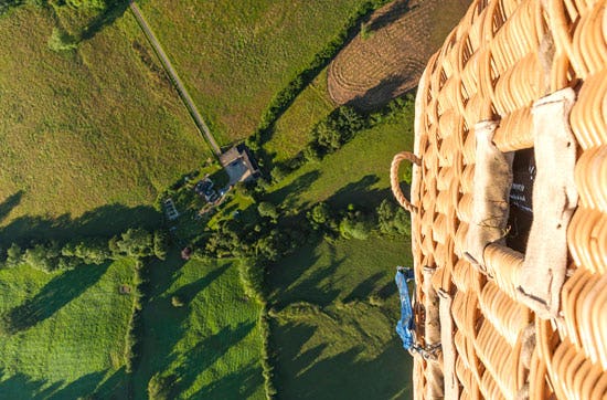Romantische Ballonfahrt in Ulm