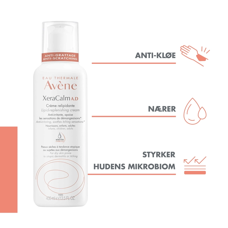 Avène XeraCalm A.D Lipid-Replenishing Cream 400 ml