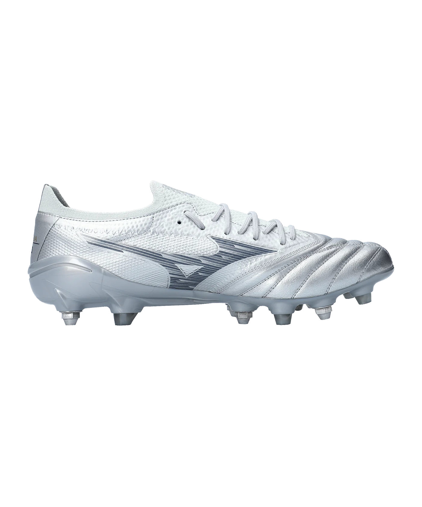 Mizuno Morelia Neo Beta Elite Mix SG Platinum Silver Silber F04