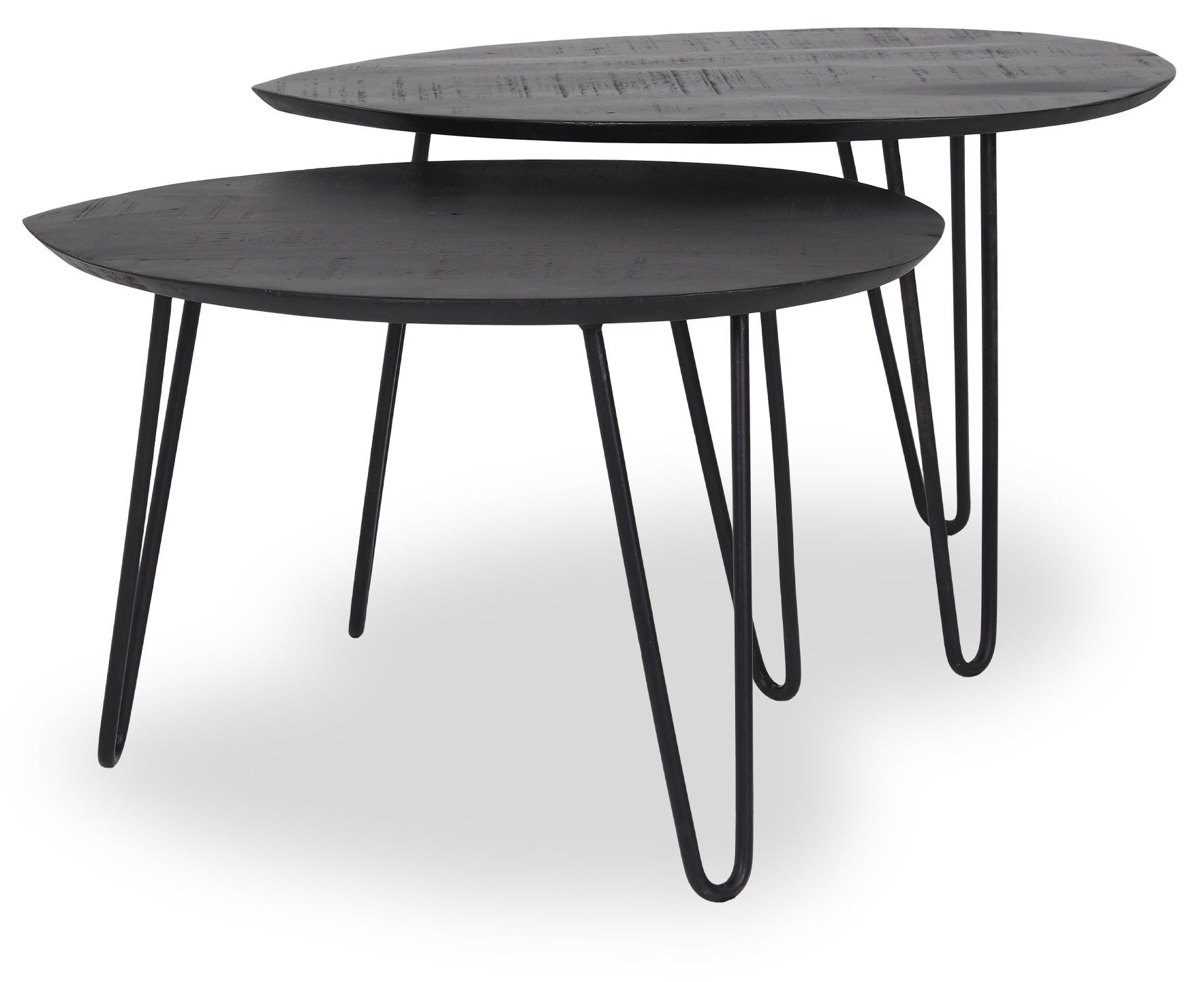Salontafelset Zwart AC-49.066 Frisk B43 x D68 x H44 cm
