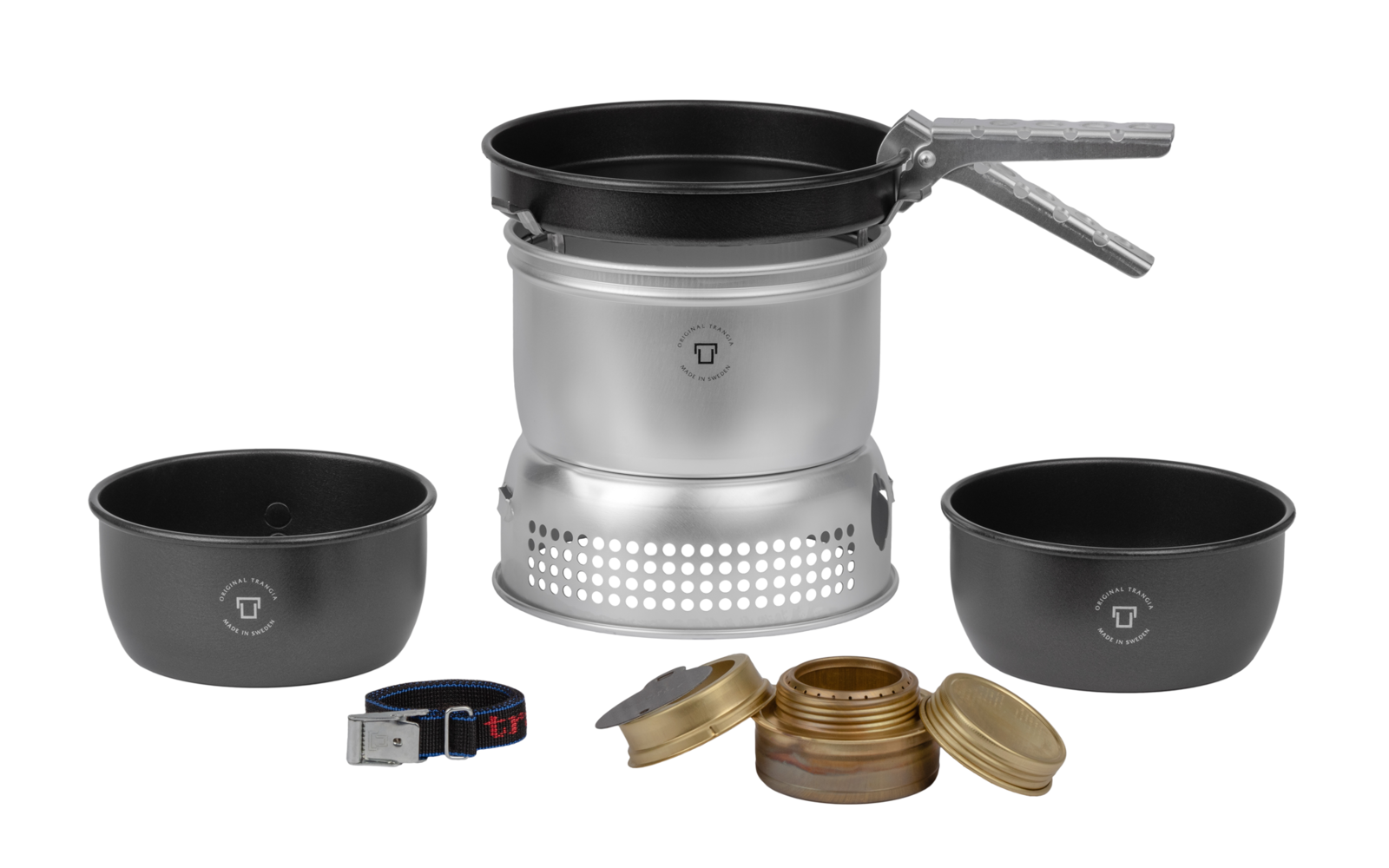 Trangia Trangiakök 27-9 UL / HA Campingkochset 3- teilig mit Spiritusbrenner Set 1 grau
